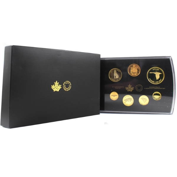 2017 1967 Centennial Commemorative .9999 Fine Silver Proof Set (Tax Exempt)