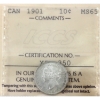 Image 1 : 10-cent 1901 ICCS MS65