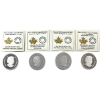Image 2 : 2014 $20 The White-Tailed Deer 1oz .9999 Fine Silver Coin Series. 4pcs. 