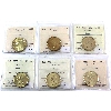 Image 1 : Loon $1 2017, 2018, 2019, 2020, 2021 & 2023 4 Pearls ICCS MS66. 6pcs. 
