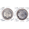 Image 1 : Silver $1 2007 & 2008 Silver Proof Heavy Cameo. 2pcs.