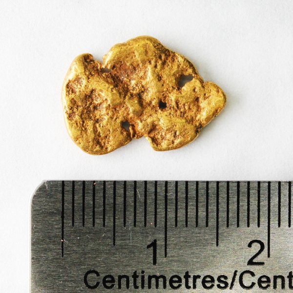2.373g Natural Gold Nugget, 23 carat (95.9% XRF)	