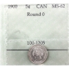 Image 1 : 5-cent 1900 Round 0 Prestige Certified MS62