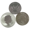 Image 2 : *3x 1oz World 2010-2023 Fine Silver Rounds. 3pcs.