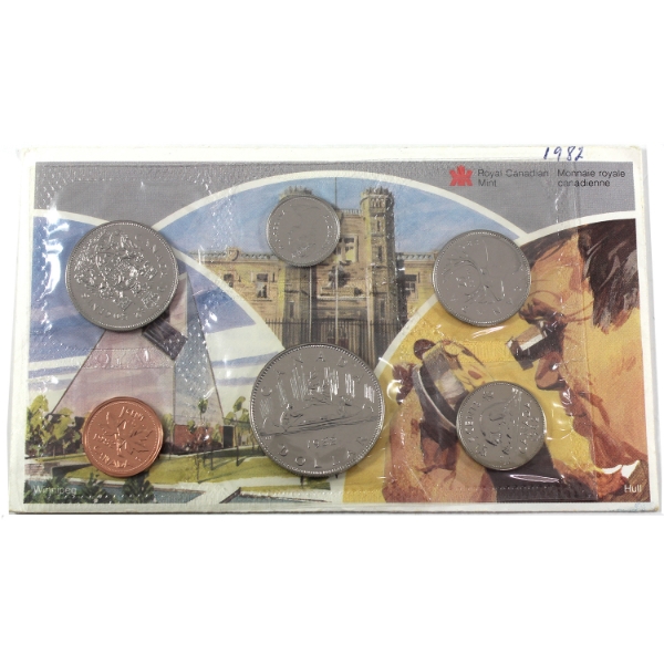 ERROR 1982 Proof Like Set w/ Flipped 10-cent 