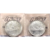 Image 2 : Silver $1 1935 & 1936 ICCS MS64. 2pcs.