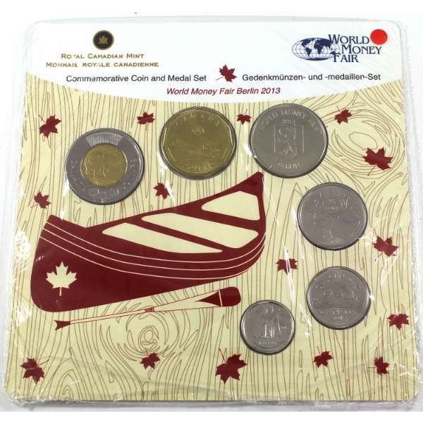 World Money Fair 2013 Berlin Commemorative Coin & Token Set Issued by the RCM