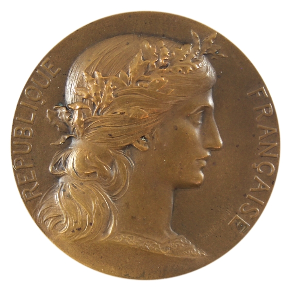 France N.D. Third Republic, Military Preparation 65.43g-Bronze, 50mm