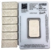 Image 2 : 40g Lot Total! MMTC PAMP 10g & 6x 5g Monarch Precious Metals .999 Fine Silver Fractional Bars. 7pcs