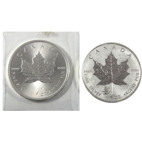 2x 1oz $5 SML 2014 & 2016 w/ Monkey Privy .9999 Fine Silver Coins. 2pcs (Tax Exempt)