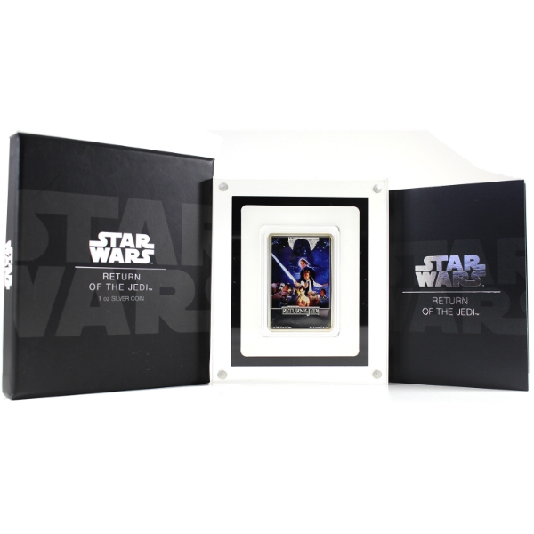 Niue Silver 2017 $2 Return of the Jedi 1oz .999 Fine Silver Bar (Tax Exempt)