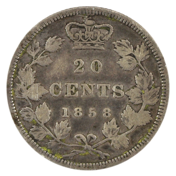 20-cent 1858 Ungraded