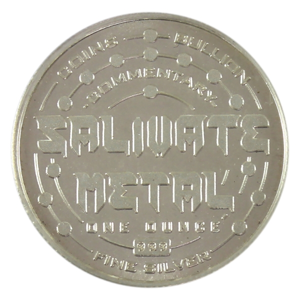 1oz Salivate Metal: YouTube Multitude of Gratitude .999 Fine Silver Piedfort (Tax Exempt)
