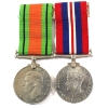 Image 1 : 1939-1945 British War Medal & Defence Medal Cupro-Nickel. 2pcs