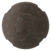 Image 3 : USA 1834 Coronet Head Cent Large 8 & Stars, Med. Letters NCG VG10 Brown