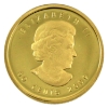 Image 2 : 2009 Gold 50-cent Red Maple 1/25oz .9999 Fine Gold (Tax Exempt)