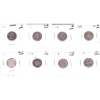 Image 1 : USA Dime 1853-1917 Bulk Collection in 8-Pocket Sheet G to EF. 8pcs.