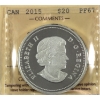 Image 3 : 2015 $20 Iconic Superman: Superman Unchained #2 (2013) Fine Silver Coin ICCS PF67 (Tax Exempt)