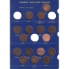Image 1 : 1-cent 1859-1920 Bulk Collection in Blue Whitman "Canadian Large Cents" Album. 45pcs. 