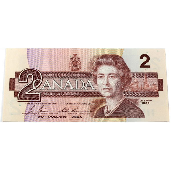 RADAR BC-55c-i-N1-iii 1986 $2 3-digit RADAR CUNC Bonin-Thiessen SN: EGT1781871