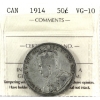 Image 1 : 50-cent 1914 ICCS VG10