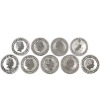 Image 2 : 9x 1oz Australia 2011-2022 $1 Kookaburra .9999 Fine Silver. 9pcs (Tax Exempt)