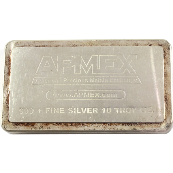10oz APMEX 'Made By Academy' .999 Fine Silver Bar (Tax Exempt)