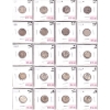 Image 1 : USA Silver Dimes 1871-1954 Bulk Collection in 2x 20-Pocket Sheets Filler to Choice BU. 27pcs
