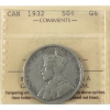 Image 1 : 50-cent 1932 ICCS G6
