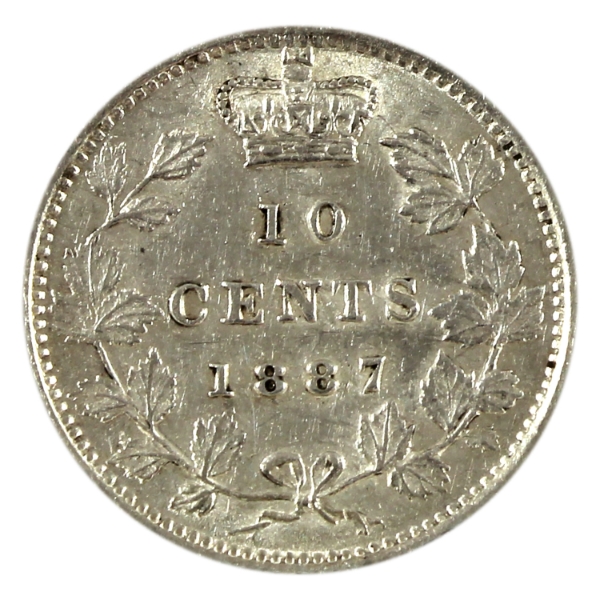 10-cent 1887 7/7 AU