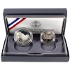 Image 1 : USA 1991 Mount Rushmore Anniversary 2-coin Mint Set