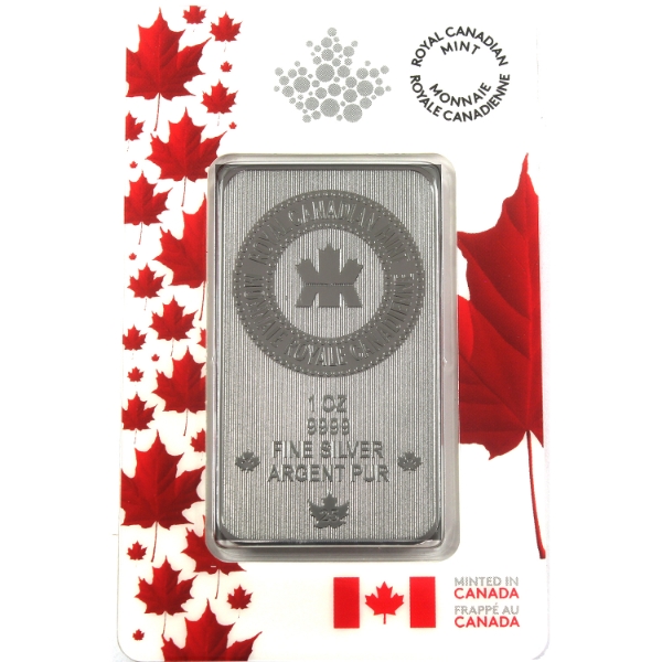 1oz Premium Bullion .9999 Fine Silver in Proudly Canadian Packaging (Tax Exempt)