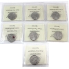 Image 2 : 25-cent 2009-2015 ICCS MS66 (Except 2013 MS65). 7pcs. 