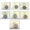 Image 1 : 25-cent 2001P to 2008 ICCS MS65. 7pcs. 