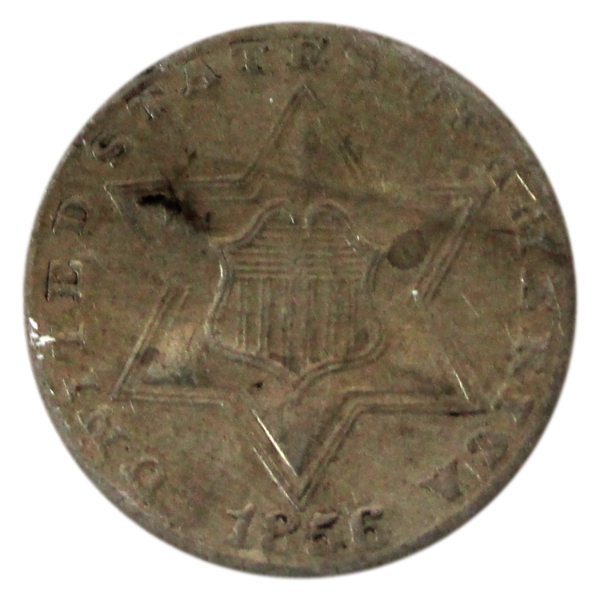 USA 1856 3-cent VF-EF