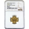Image 1 : 1999 Gold $10 GML 1/4oz .9999 Fine Gold Coin w/ 20 Years Privy Mark NGC MS69 (Tax Exempt)