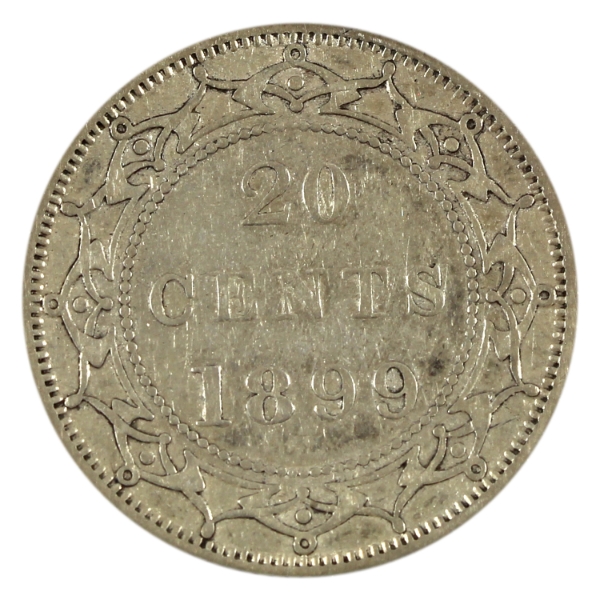 Newfoundland 20-cent 1899 Large 99 VF-EF