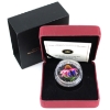 2013 $20 Purple Coneflower & Venetian Glass Eastern Tailed Blue Butterfly Fine Silver Coin