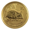 Image 1 : Scarce! Australia 2008 1/10oz $15 Lunar Series II Year of the Mouse .9999 Fine Gold Coin