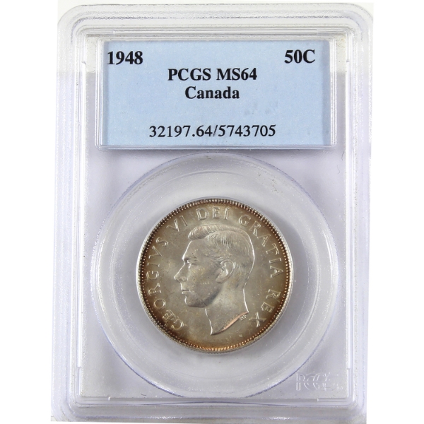 50-cent 1948 PCGS MS64