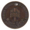 Image 1 : 1890 Boston Mas. White Brothers Shoe Company Willow Calf Copper Tag Lucky Token