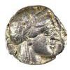 Image 2 : Ancient Greece-Athens Silver 449-404 BC Tetradrachm Attica Athenian Owl VF-EF