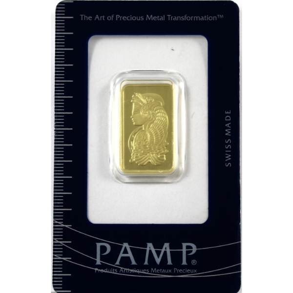10g PAMP Suisse .9999 Fine Gold Bar (Tax Exempt)