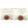 Image 1 : 1-cent 1983 Near Beads & Far Beads ICCS MS66 Red. 2pcs 