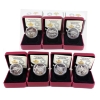 Image 1 : Bulk Collection of 7x 2015-2017 $20 WWI & WWII Battlefront Series Fine Silver Coins. 7pcs
