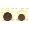 Image 1 : 1838 & 1857 Trade Tokens. 2pcs.