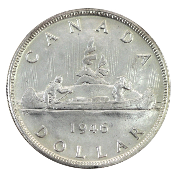 Silver $1 1946 ICCS MS62