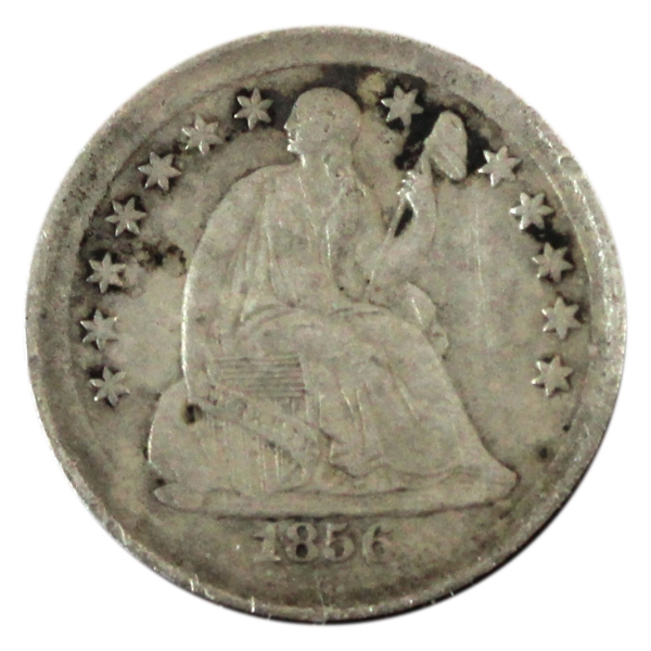 USA 1856 Half Dime VF-EF 