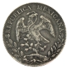 Image 2 : Mexico Silver 1896Zs FZ First Republic 8 Reals AU