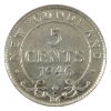 Image 2 : Newfoundland 5-cent 1946C ICCS AU50